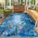 Jungle Animal Print Washable Area Rugs for Bedroom Aesthetic, Non Slip Boho Carpet
