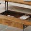 Table basse multifonctionnelle à plateau relevable - Autocollant grain-2016045714