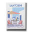 "Epic Graffiti" Santorini Poster 1 "par Omar Escalante, art mural sur toile, 12 po x 16 po