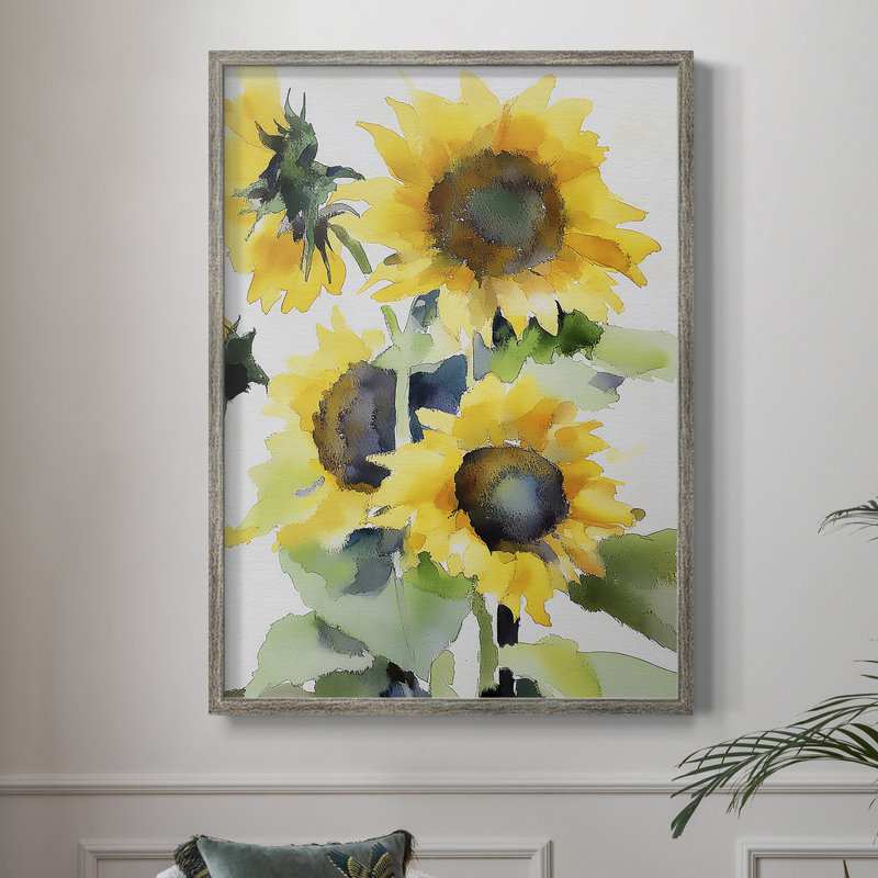 «FLORAL Series Dxxxi», reproduction encadrée - bois massif, 11" H x 9" W