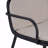Outdoor Patio Loveseat, PP Black Frame With Beige Cushion-190299111-190299110
