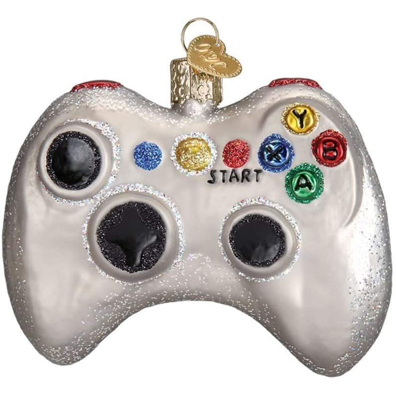 Old World Christmas Blown Glass Ornament for Christmas Tree, Video Game Controller