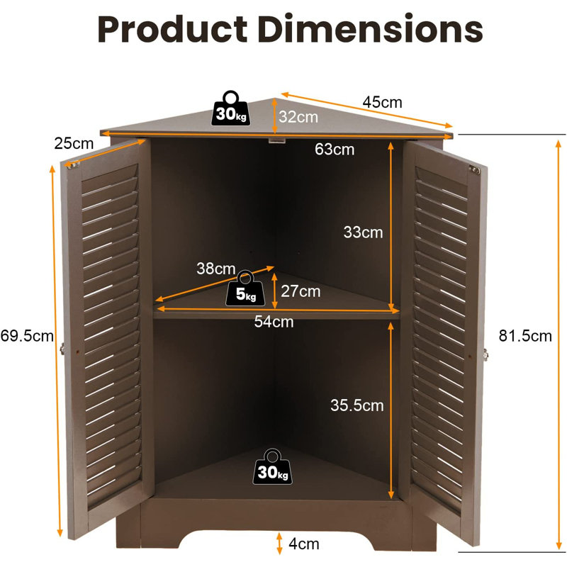 Tom 2 Door Wardrobe, Brown