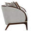 Houston Sofa - Pebble/Walnut