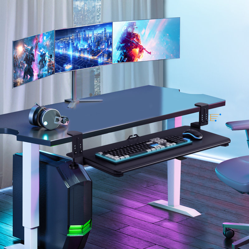 Adjustable Keyboard Tray Under Desk 