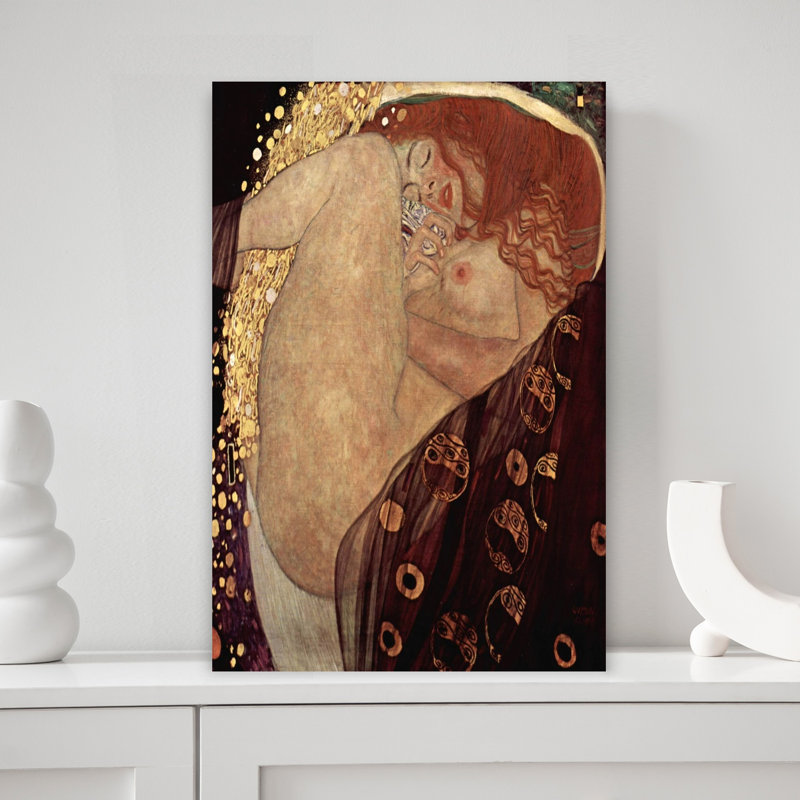 Danaë, impression d'art mural classique contemporain, H 18 po x l 12 po
