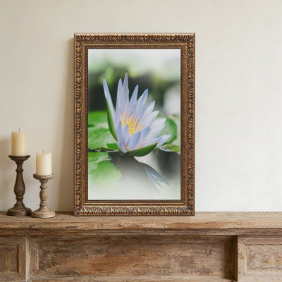 Blue Lily Green PadsOrnate
