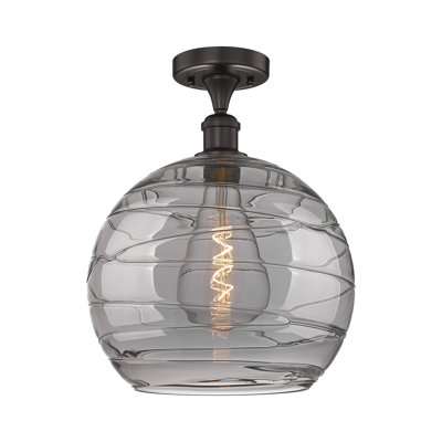 Cindi Glass Semi Flush Mount