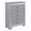 Meuble de chambre 1Pc avec 5 tiroirs en queue d'aronde