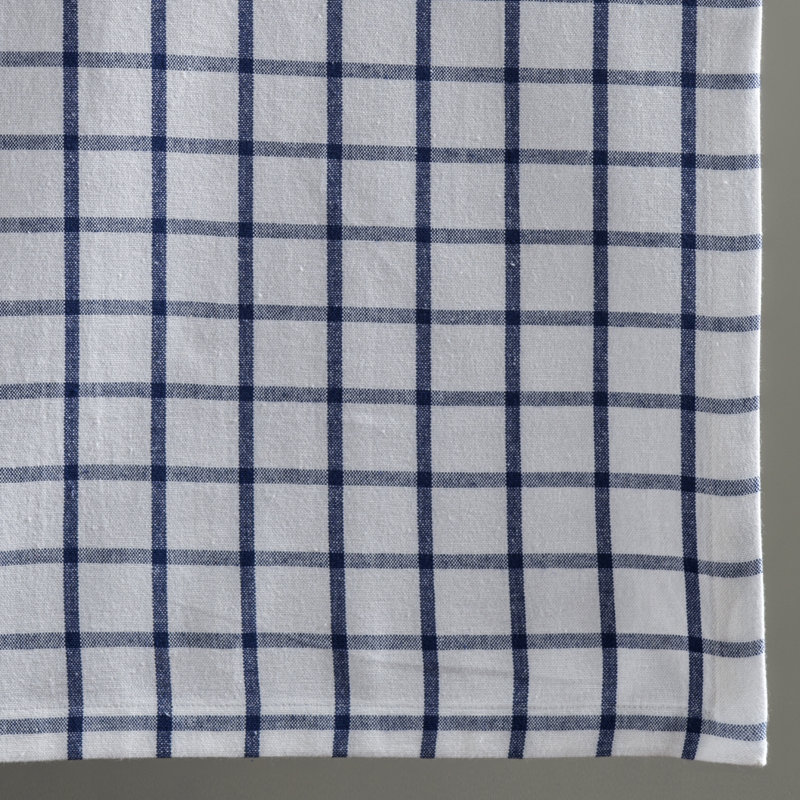 Maison d'Hermine  Recolte 100% Cotton Decorative Pillow cover - 12" x 20" - Pack of 1, Blue Depths
