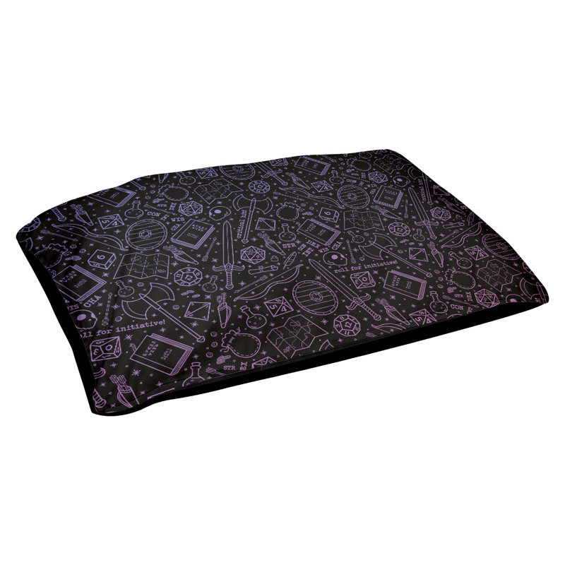 Coussin Byrge, Petit (l 29,5 po x P 19,5 po x H 9,5 po), Bleu / Rose