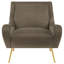 Fauteuil d'appoint à coussin truffé Lundy