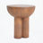 Outdoor Patio Wood-Grain Round MGO Side Table