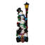 Lampadaire empilable bonhomme de neige avec DEL