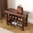 Walnut Finish Solid Wood Shoe Storage Bench-516181233-516181235