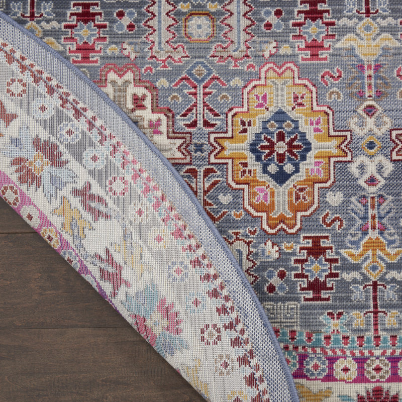 Lavant Oriental Indoor Rug, Round 4'