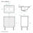 Classe 24" Freestanding Bathroom Vanity in Natural Oak with Black 3-Hole Centerset Sink Top-106955646-106955645