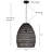 Alleman 1-Light Natural Rattan Pendant-1056104223