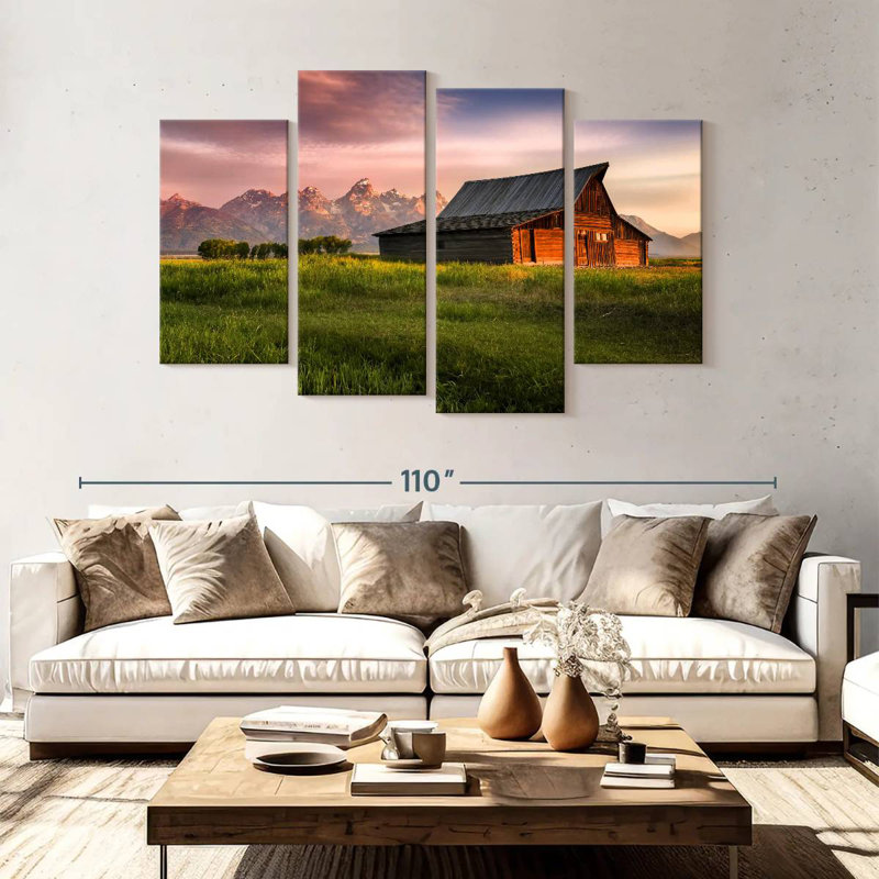 Lilie Moulton Barn Morning, 54" H x 84" W