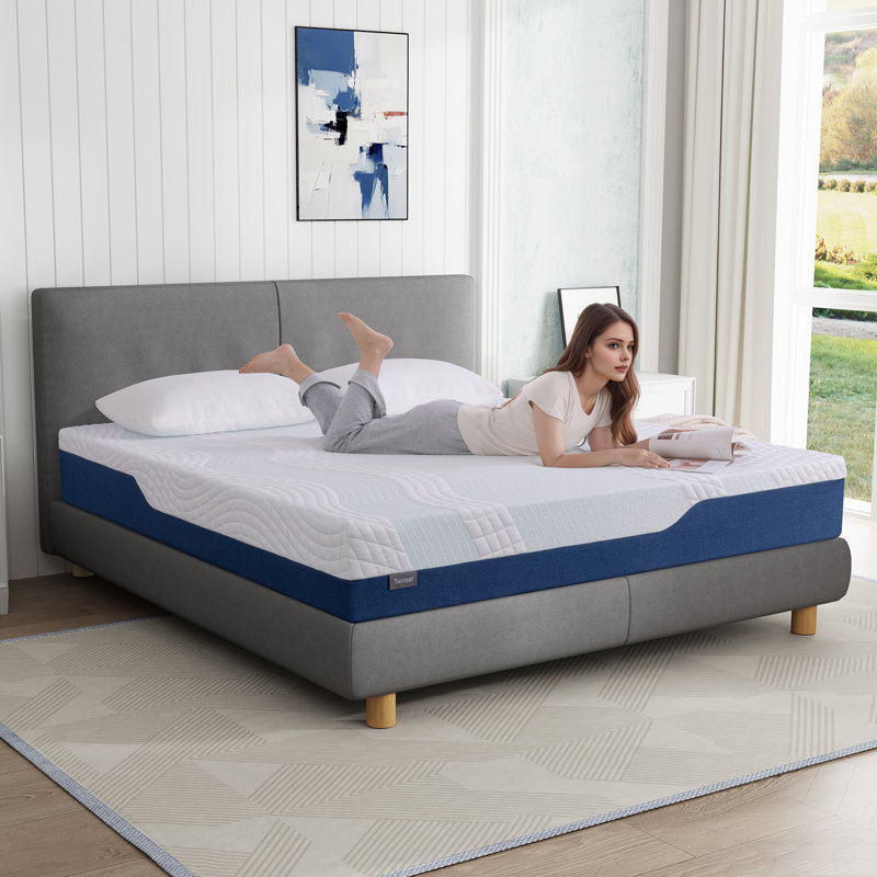 15, 18, 20 & 25 cm Gel Memory Foam Mattresses – 7-Zone Support, Lower Motion, Medium Feeling, Breathable Cover, 25 cm