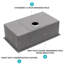 Évier de cuisine encastrable 33 po - 33 po x 19 po x 10 po - Évier de cuisine en acier inoxydable encastrable à profondeur de cuve profonde de calibre 16 de 10 po