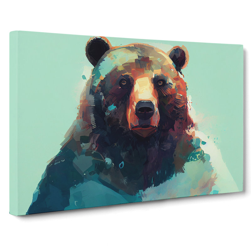 Bear Vol.5 Abstract - Wrapped Canvas, 35cm H x 50cm W x 3cm D