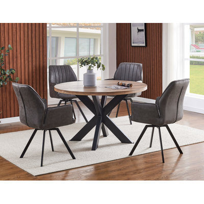 5 Pieces Round Dinette Set