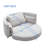 Upholstered Foldable Sleeper Sofa Bed-1661494889