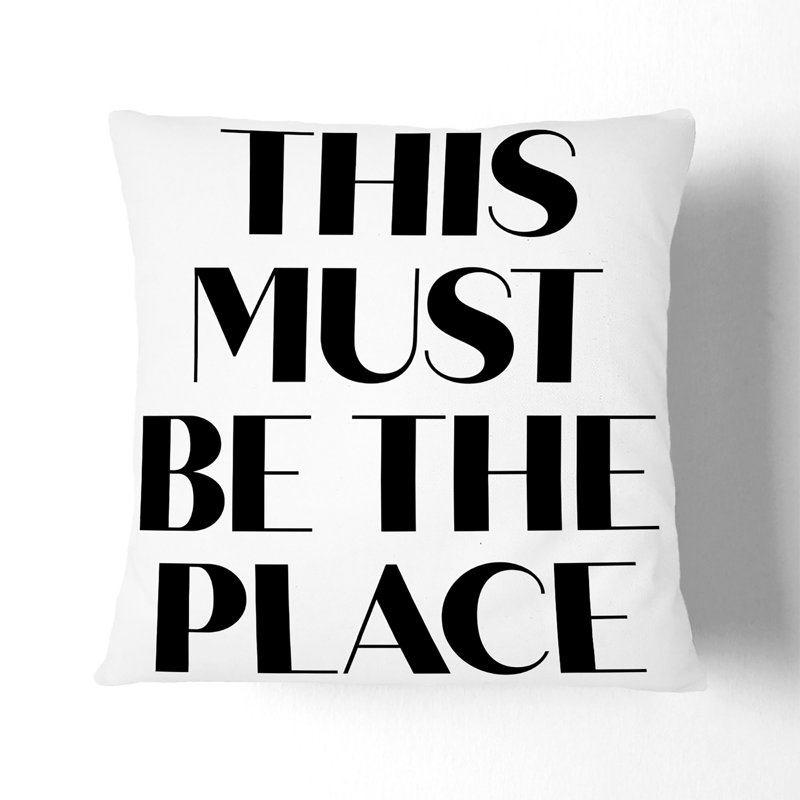 This Must Be the Place Scatter Cushion, 55cm H x 55cm W x 20cm D
