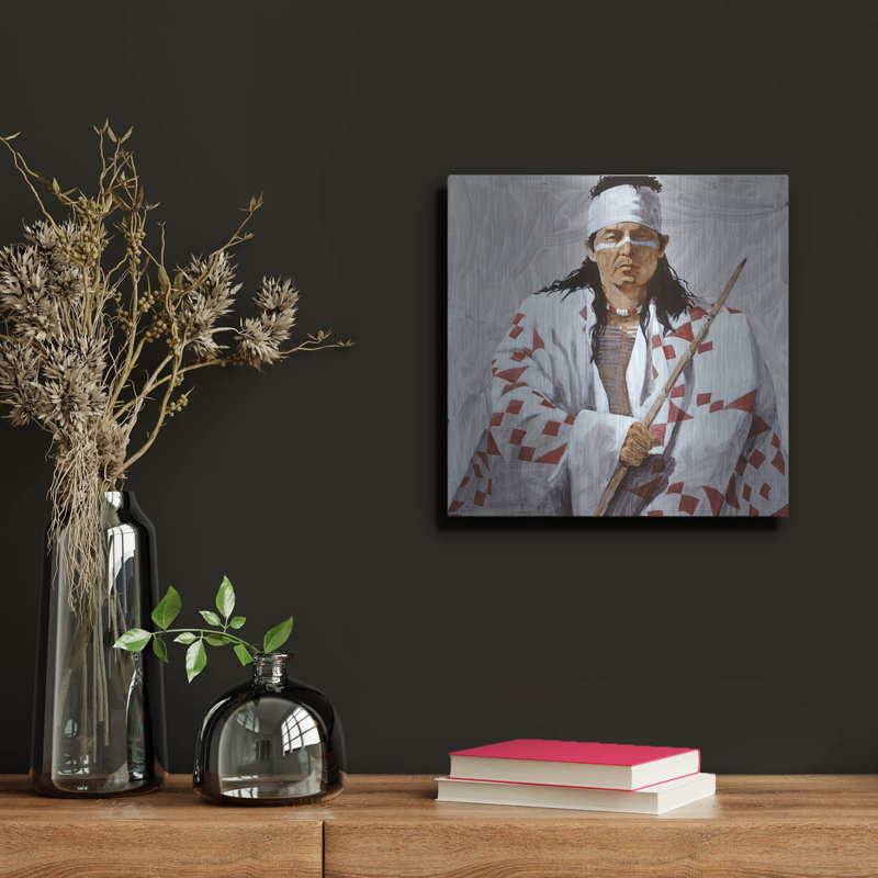 «Allie 2 on Metal» par J.E. Knauf, reproduction, H 12 po x l 12 po