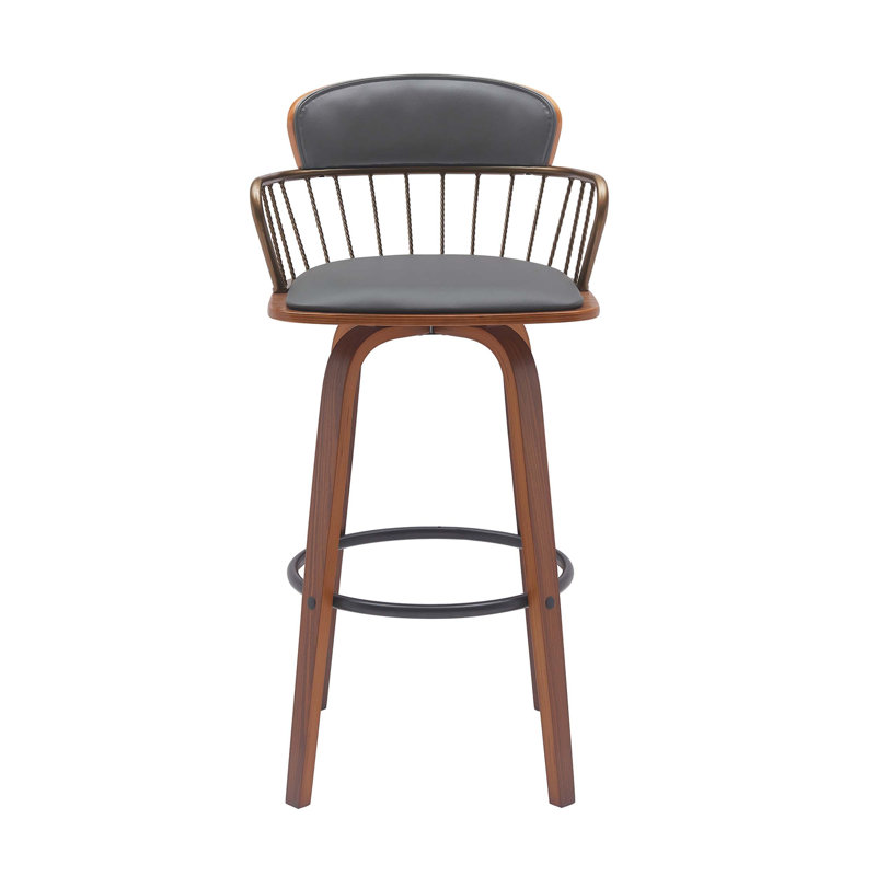 Tabouret de comptoir pivotant 25,5 po, Brown, Counter Stool (25.5" Seat Height)