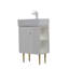 Base de meuble-lavabo 21,6 po seulement, tablette ouverte à droite, blanc GF-24V06-21WHR