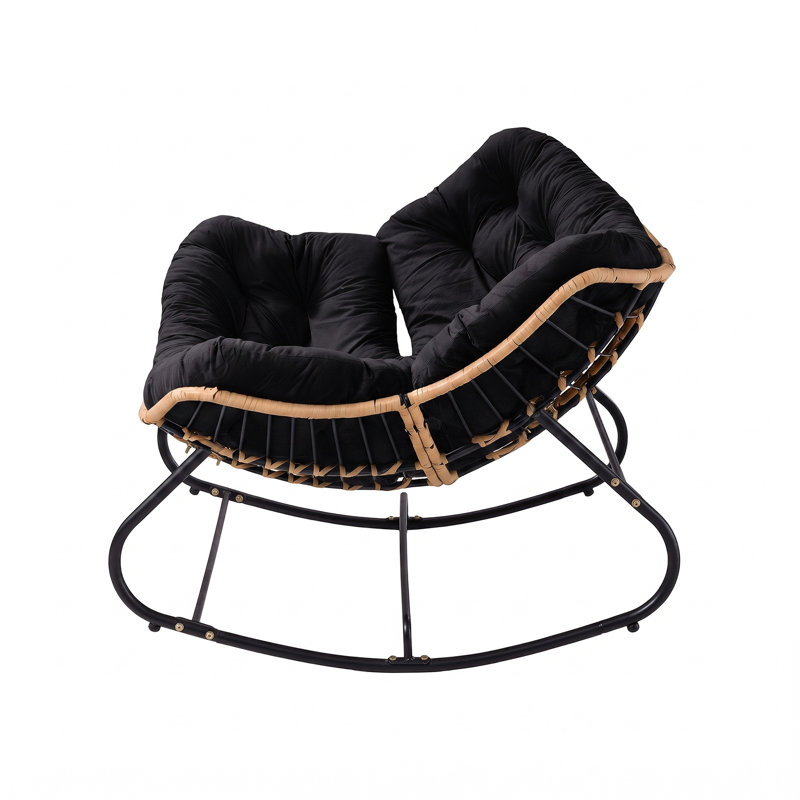 Iron Rocking Chair, Black