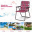 Chaise de plage pliante 6 pièces pour chaise de plage