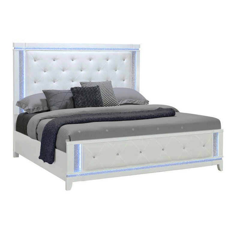 Ensemble de chambre 5 pièces Adalid White Queen