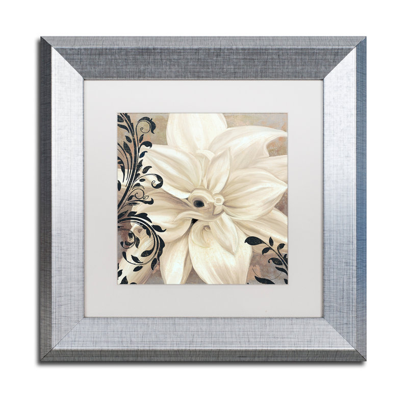 « winter white ii » par reproduction d’impression encadrée Jadaya, H 11 po x l 14 po x P 0,5 po, Blanc