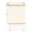La Terrazza Nightstand - Creamy Pearl