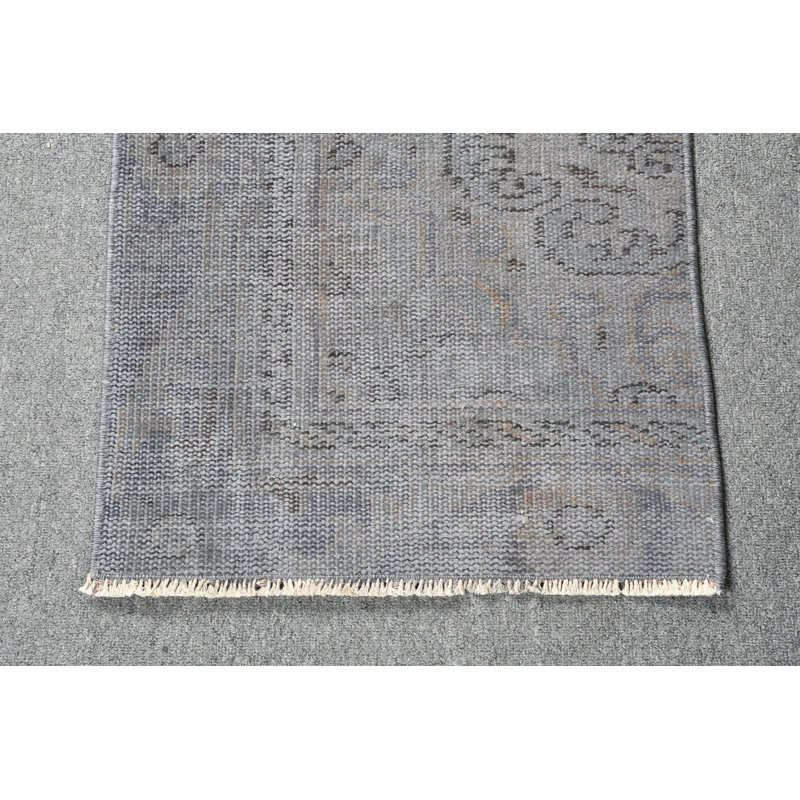 Handwoven Antique Turkish Rug in Warm Earth Tones - Authentic Vintage Floor Decor Purple/Green