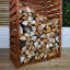 Charkita 88cm W x 43cm D Wood Log Store