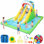 Jeu gonflable géant 15,1 pi x 12,1 pi avec toboggan gonflable pour jouer dans la cour arrière