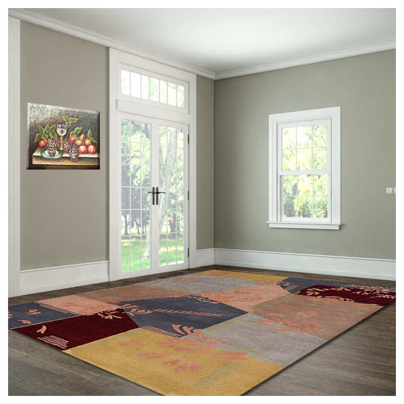 Corbridge Wool Abstract Indoor Rug, Rectangle 2' x 3'