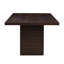 Table de salle à manger rectangulaire espresso 84 pouces Coad pour un riche décor de salle à manger-905491924