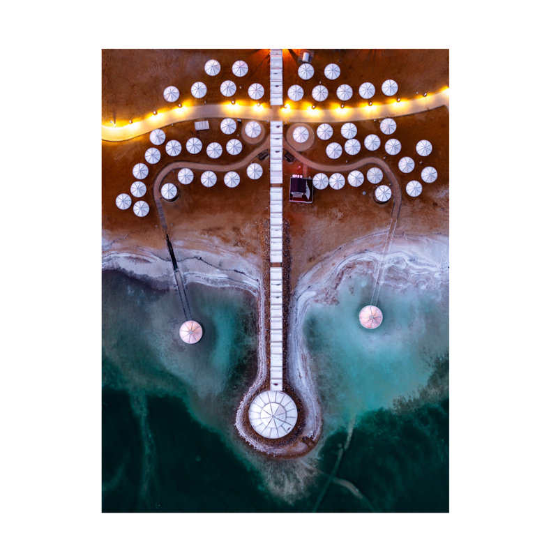 Art sur toile parasol invariant, Bolaz Gilad, H 19 po x l 14 po