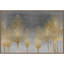 «Gold Forest On Gray», reproduction encadrée sur toile par Kate Bennett-611493049
