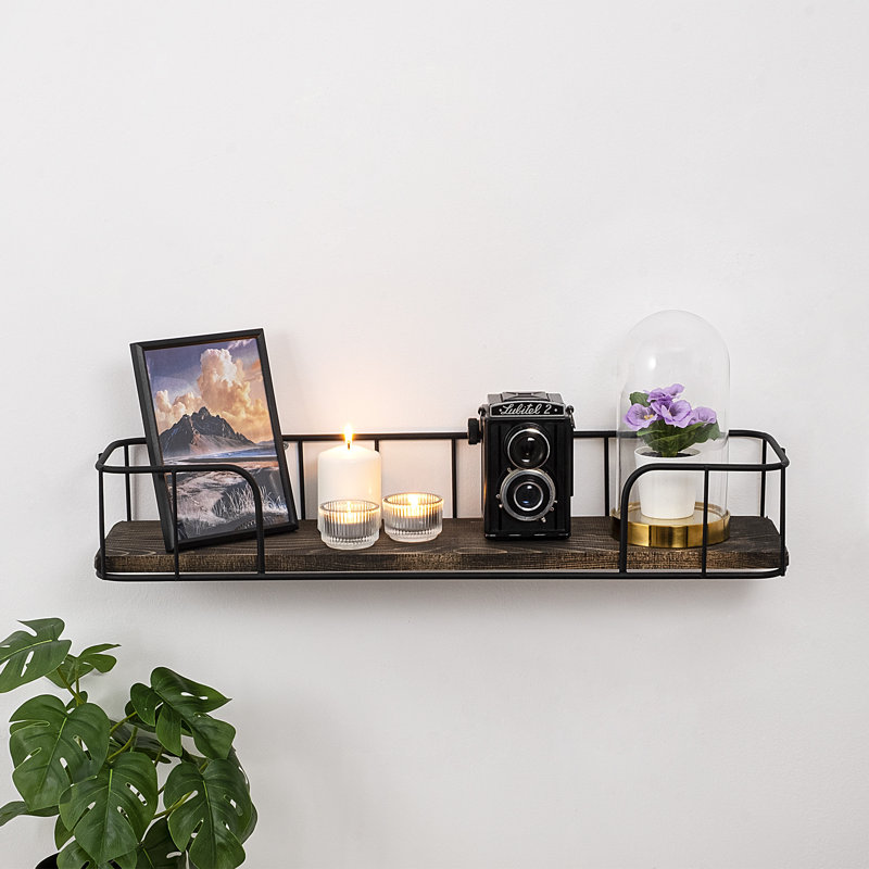Tablette décorative en bois d'épinette