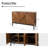 Pascale 47" W Herringbone Sideboard with Adjustable Shelf-1949144788