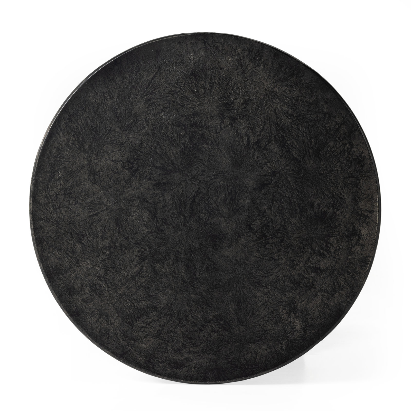 Zed End Table, Raw Black