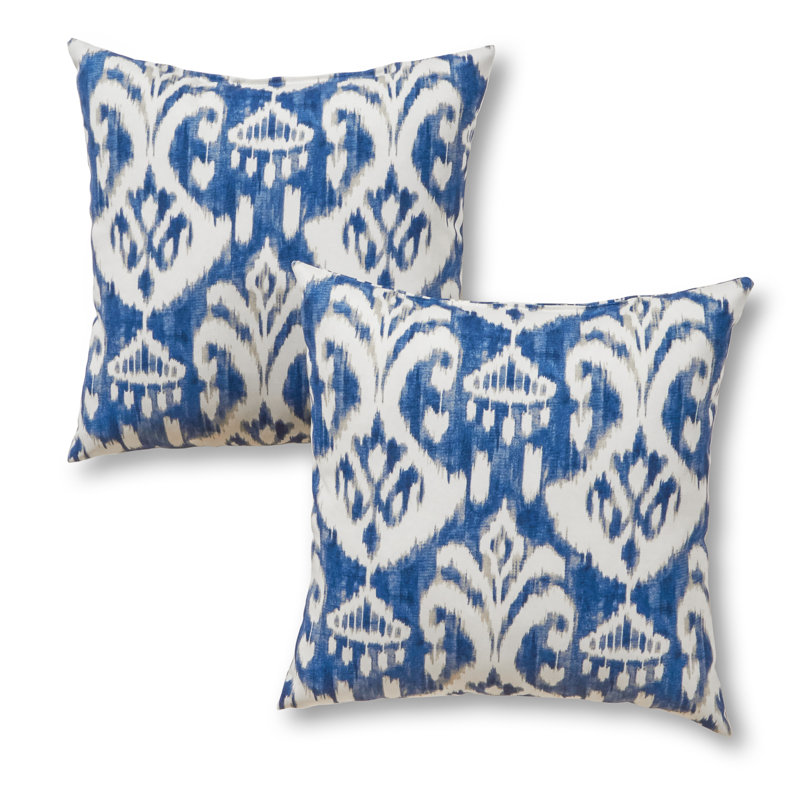Housse de coussin d'extérieur carré Covington, Azule
