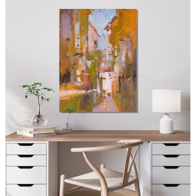 John Beard CollectionS Marrakesh I On Giclee Canvas Hand Embellished Art, 24" H x 30" W x 1" D, Wrapped Canvas