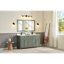 Meuble-lavabo en bois massif 60 po avec comptoir en pierre reconstituée et lavabo double 60 po-106886532-106886529